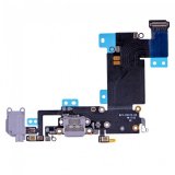 Headphone jack with connector flex cable - Dark Grey for iPhone 6S+