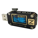 PowerZ USB Type A & C PowerAmp Meter KM001 ( Has DATA LOGGING with EASY .CSV OUTPUT and PC SOFTWARE )