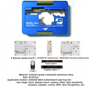 3 In 1 Universal Test Fixture for iPhone X XS XSMAX Motherboard Detection Tester All-Round Detection Platform