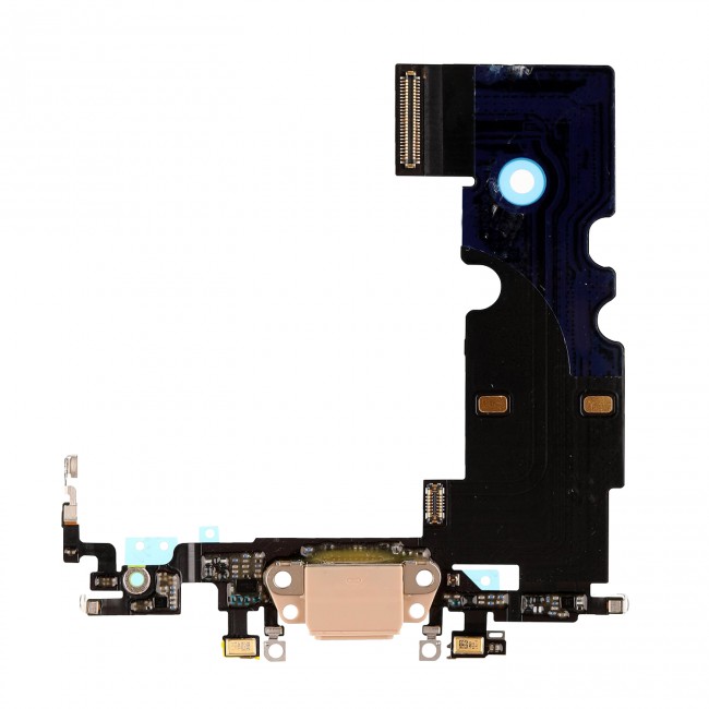 Dock connector and headphone jack flex cable - Gold  iPhone 8