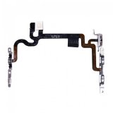 Power / Volume button flex cable with metal bracket assembly for iPhone 7
