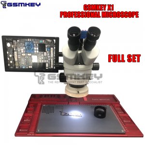 GSMKEY X1 Professional Stereo Microscope with Soldering Stand