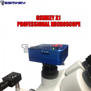 GSMKEY X1 Professional Stereo Microscope with Soldering Stand