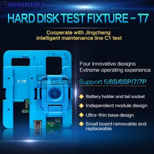 JC T7 NAND Test Fixture Module For iPhone 6S/6SP/7/7P Logicboard Repair
