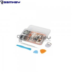 JAKEMY JM-8114 5 in 1 Professional Opening Tool Kit for iPhone / Mobile Phone / Tablets Repair，the box contains instructions
