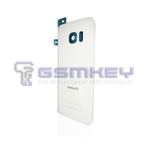 Back Glass Cover Battery Door Replacement for Samsung Galaxy S7 Edge G935 - White Color