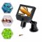 4.3" LCD Digital USB Microscope magnifier with 1-600X Continuous Magnification Zoom,8 LED Adjustable Light Source,Micro-SD Storage,Rechargeable Battery Camera Video Recorder